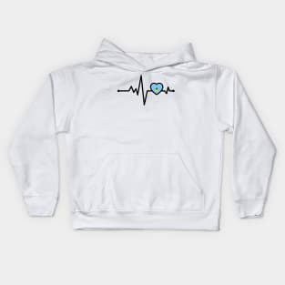 St Lucia Heart Monitor Kids Hoodie